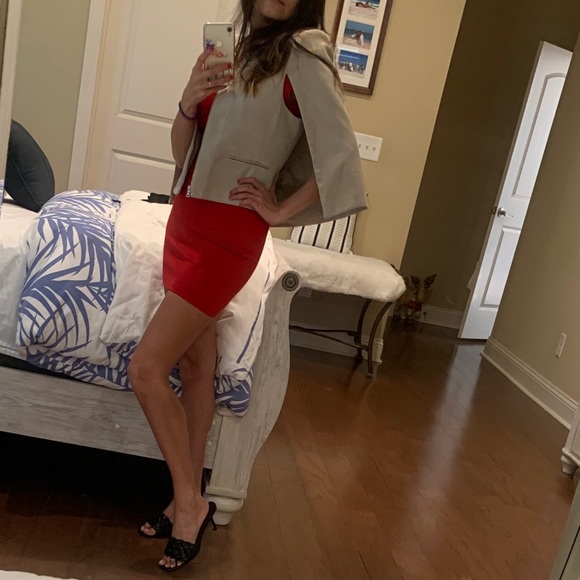 BCBGmaxazria faux suede capelet “Garry” - Picture 6 of 10